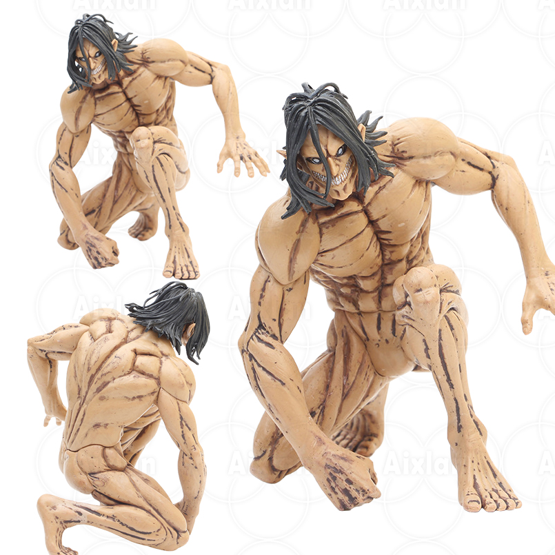 15cm The Founding Titan Figurine Levi Ackerman Figure Attack on Titan Anime Figure Eren Jaeger Shingeki 1 - Attack On Titan Plush