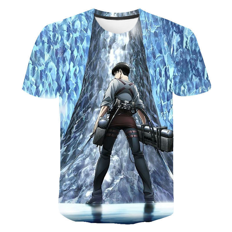 2023 New Anime Attack On Titan 3D Print T shirt Fashion Streetwear Men Women Sport Casual 4 - Attack On Titan Plush