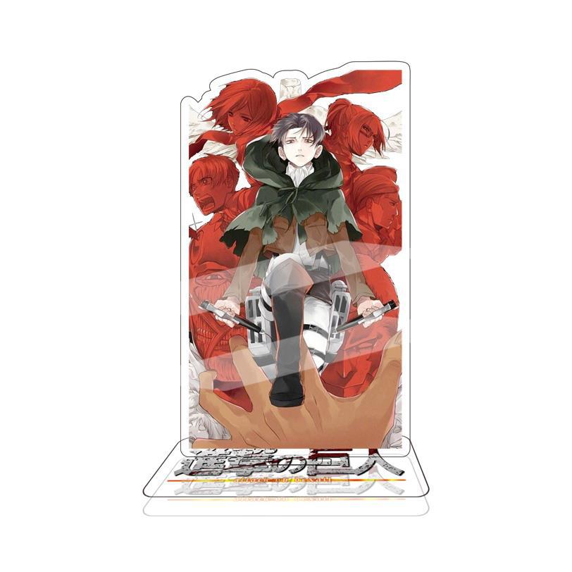 Attack on Titan Anime Decoration Sexy Levi Ackerman Acrylic Stand Model Plate Desk Decor Gifts 3 - Attack On Titan Plush