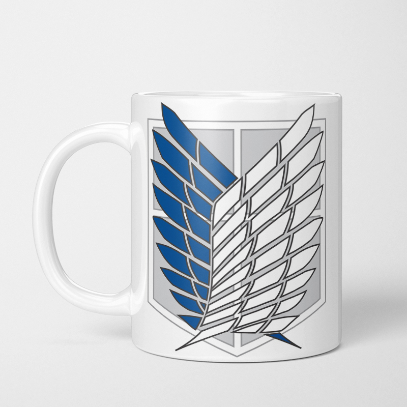 Attack on Titan ceramic water cup mug mug coffee mug milk mug beer mug gift custom 3 - Attack On Titan Plush