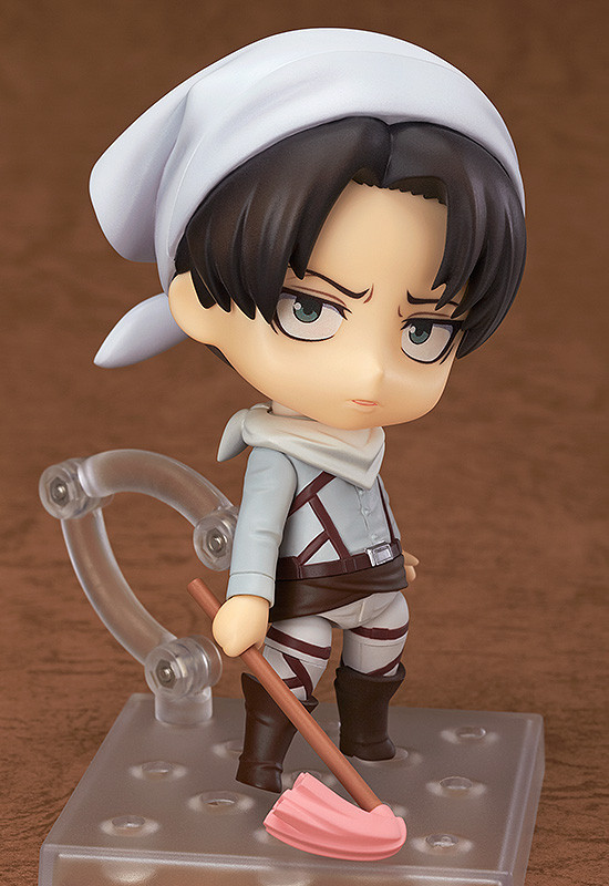 NEW hot 10cm Attack on Titan Levi Rivaille Rival Ackerman mobile cleaner 417 Action figure toys 1 - Attack On Titan Plush
