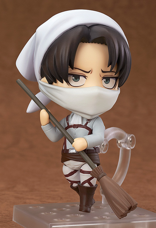 NEW hot 10cm Attack on Titan Levi Rivaille Rival Ackerman mobile cleaner 417 Action figure toys 4 - Attack On Titan Plush