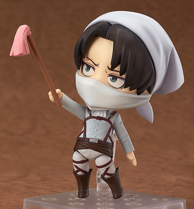 NEW hot 10cm Attack on Titan Levi Rivaille Rival Ackerman mobile cleaner 417 Action figure toys 5 - Attack On Titan Plush